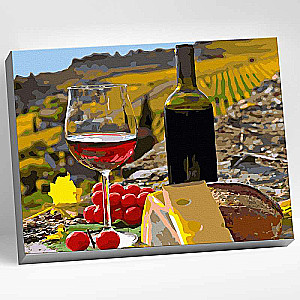 Numbered Painting 40x50 PICNIC IN TUSCANY 31 colors