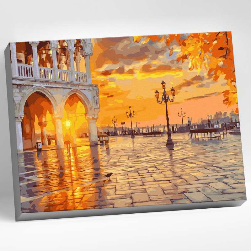 Paint by Numbers 40x50 VENICE. ST. MARK'S SQUARE 27 colors