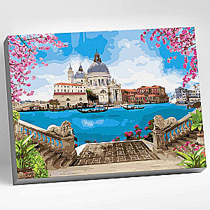 Painting by numbers 40x50 VENICE. SANTA MARIA DELLA SALUTE 30 colors