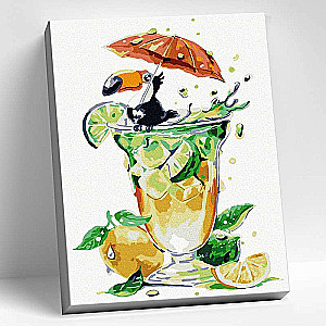 Set of Young Artist 20x30 REFRESHING COCKTAIL 18 colors