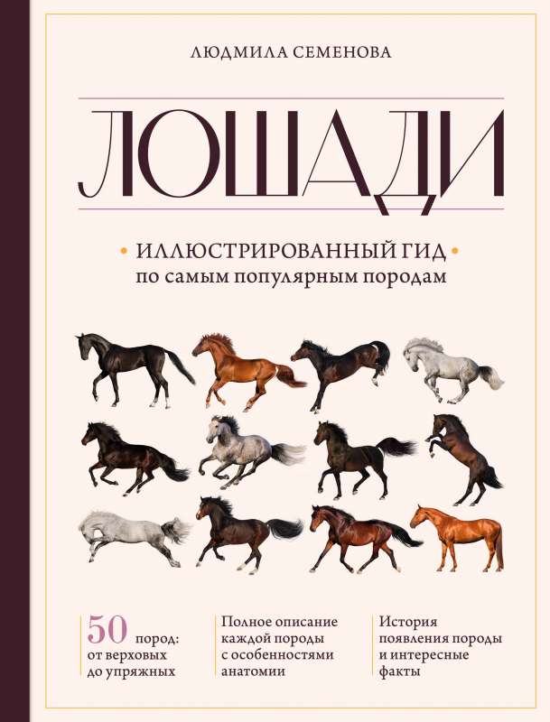 Horses. Illustrated Guide to the Most Popular Breeds
