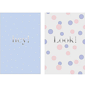 Блокнот A6, 80 листов в клетку Look/Hey