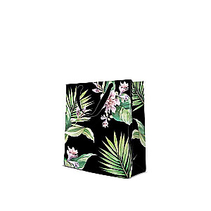 Dāvanu maisiņš PAW Exotic Flowers, 20 x 25 x 10 cm