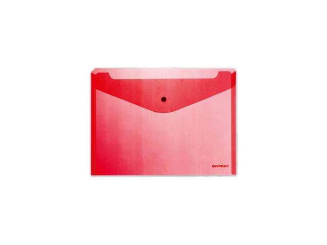 A5-Ordner mit Knopf PP-233 PENMATE rot