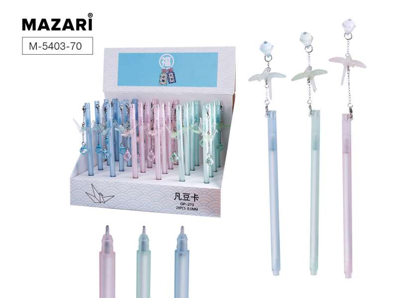 CRANE Gel Pen, BLUE