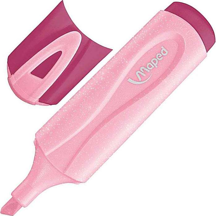 MAPED Pastel Glitter Highlighter, pink