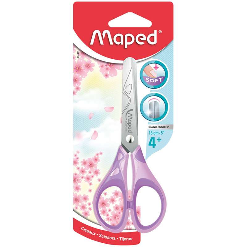 Ножницы MAPED Essentials Pluse Soft Pastel 13см, в ассортименте