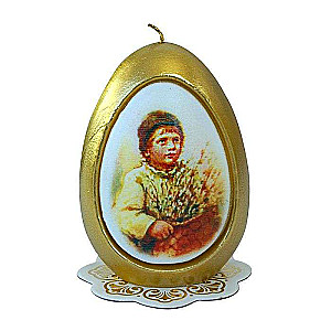 Свеча-яйцо - Пасхальные сюжеты. Большое