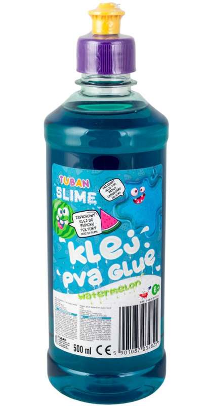 Klej PVA 500ml niebieski o zapachu arbuza