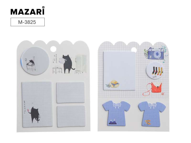 Set von Haftnotizen CUTE