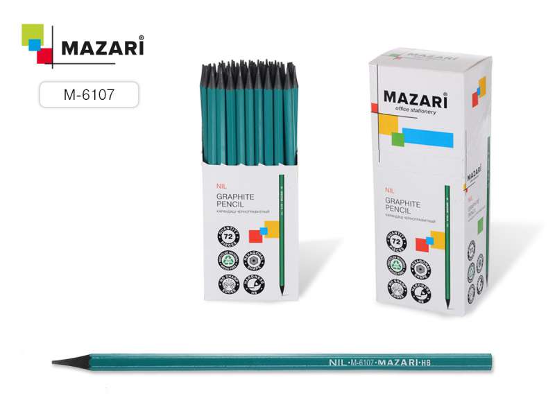 Bleistift aus schwarzem Graphit NIL, HB
