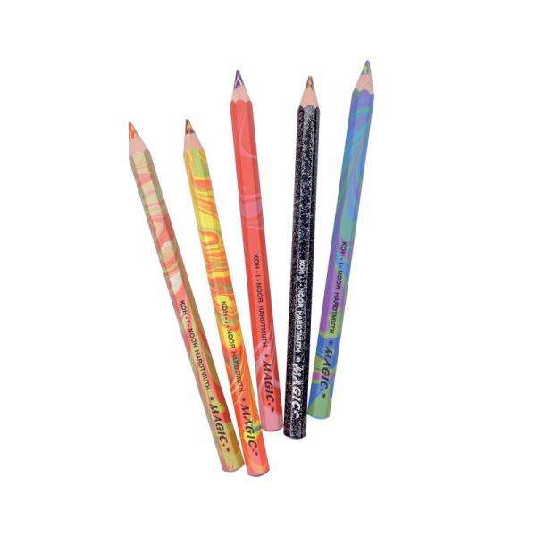 Buntstift 3 Farben 5.6mm MAGIC Amerika blau/rot