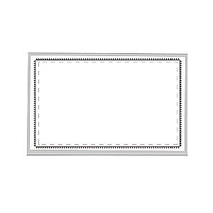 Identifikationsschild (Kunststoff) 57x90mm, horizontal