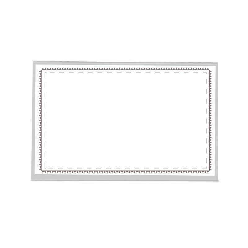 Identifikationsschild (Kunststoff) 57x90mm, horizontal