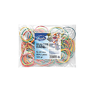 Gummibänder für Geld 40mm, Assortiment