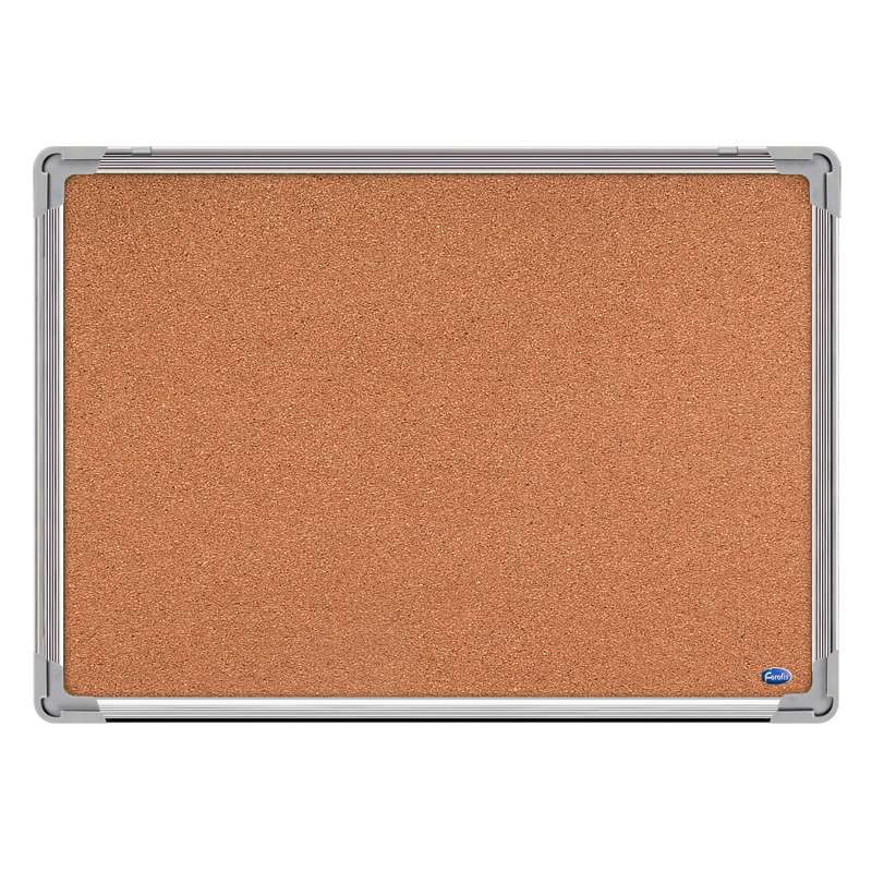 Пробковая доска в алюминиевой раме  90x120см