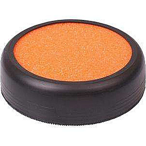 Runde Fingerbefeuchtungskissen, orange