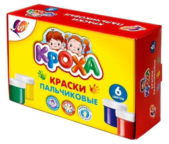 Finger Paints 6 colors (40 ml)