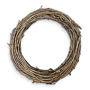 Rattan ring base for wreath decoration (nests)