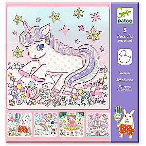 Набор трафаретов Сказочный мир, 5 шт