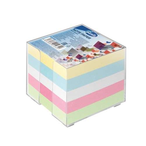Notizpapier in Halter, 90x90 mm, 5 Pastellfarben, 800 Blätter FOROFIS