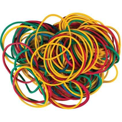 Gummibänder für Geld, 40 mm, bunt