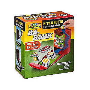 Настольная семейная игра арт.Ф93360 Ва-Банк (игра в кости)