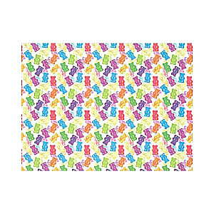 Картон декоративный FOLIA Gummi Bears 270г, 50x70см