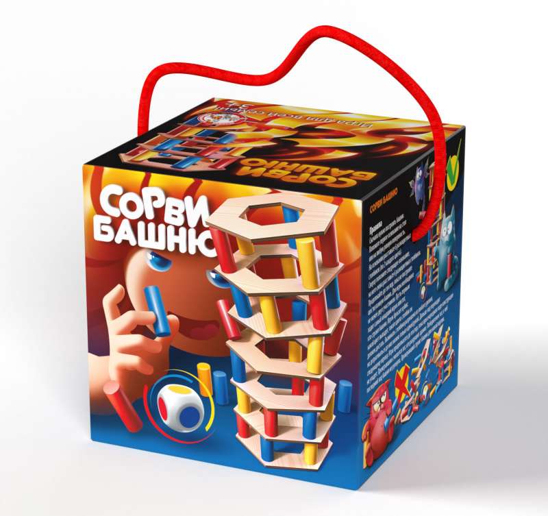 Игра для всей семьи Сорви башню 