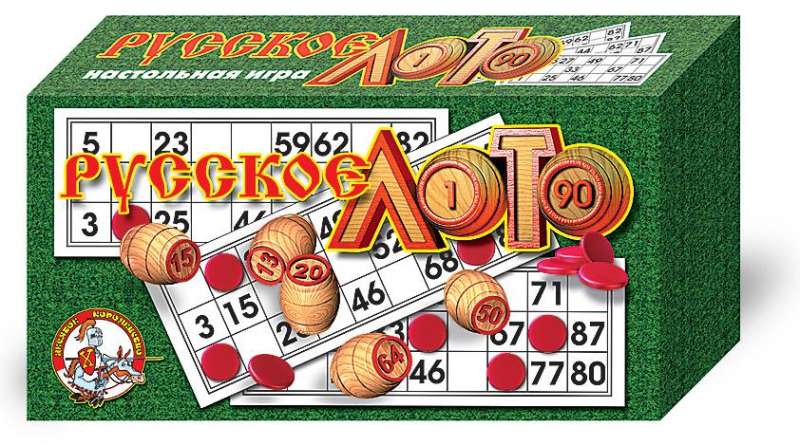 Stalo žaidimas - Rusų Loto