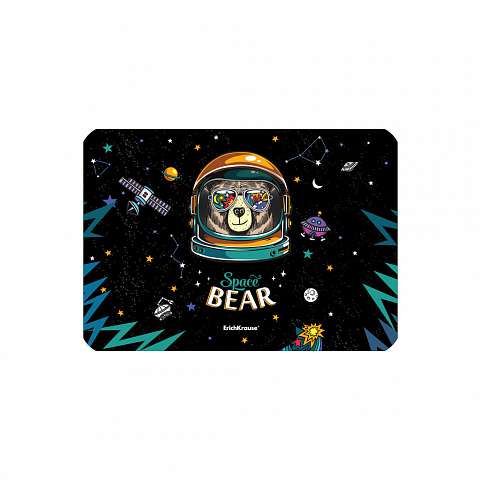 Подкладка настольная пластиковая ErichKrause Space Bear, А4