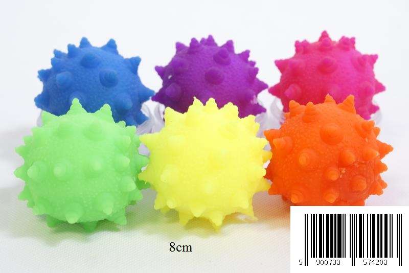 Antistressa plastikas bumbina 6,5cm Radzini Neon