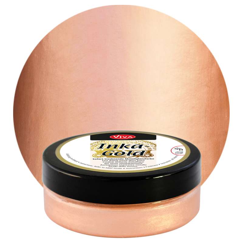 Краска-паста металлик VIVA Inka Gold 62.5мл - Apricot