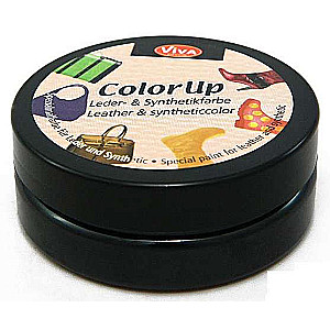 Краска для кожи и синтетики Color up, 50 мл, черный