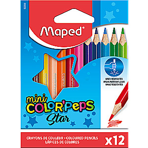 Colored Pencils MAPED ColorPeps Mini 12 Colors