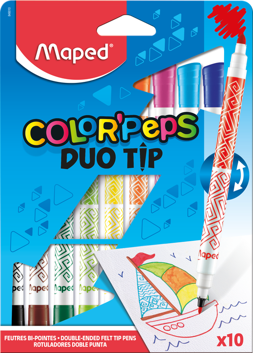 MAPED Color Peps DuoTip Markers 10 Colors