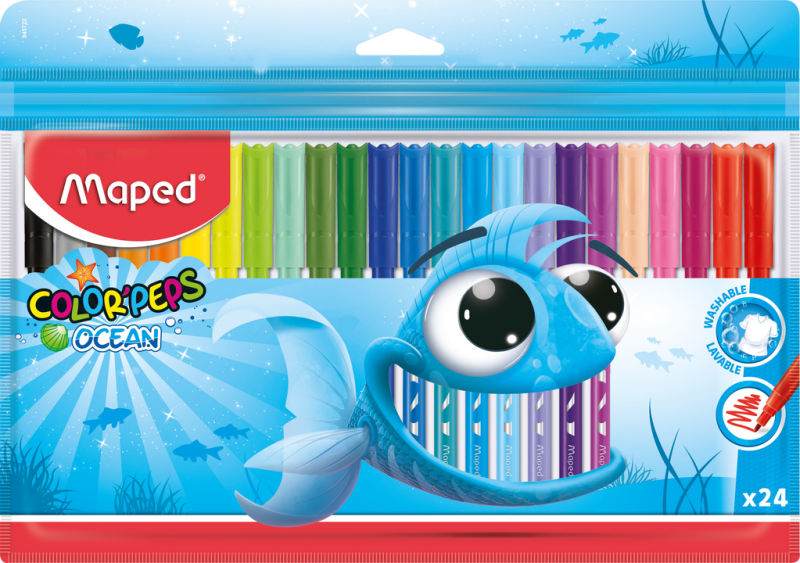 MAPED Ocean Markers, 24 Colors
