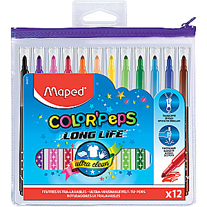 Color Peps Markers, 12 colors