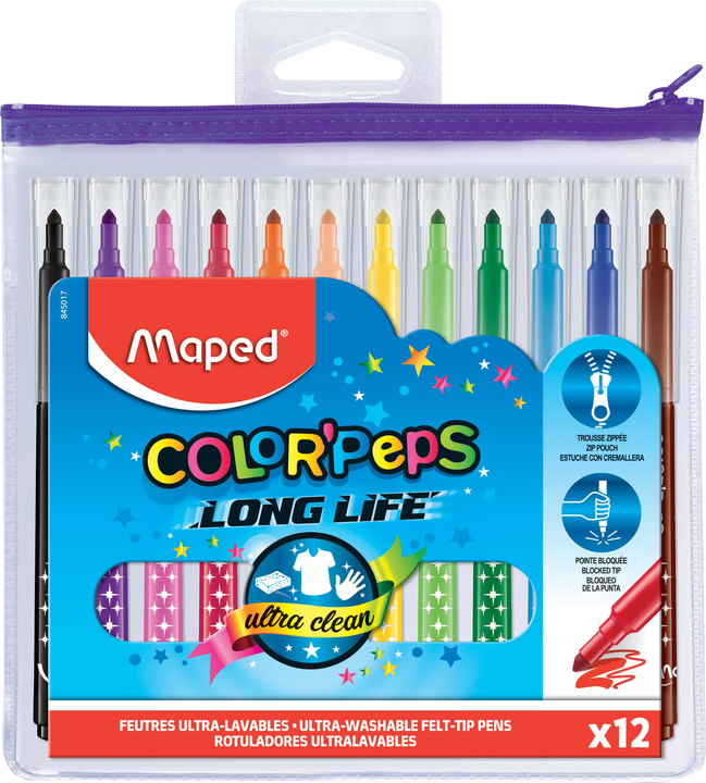 Color Peps Markers, 12 colors