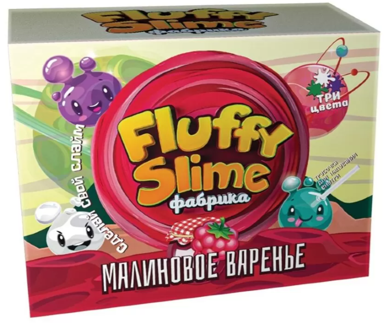 Fluffy Slime fabrikas. Aviečių uogienė