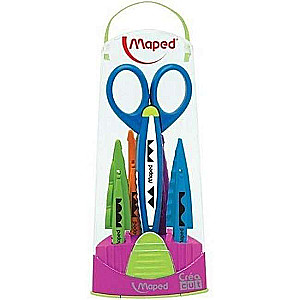 MAPED scissors with 5 shaped blades