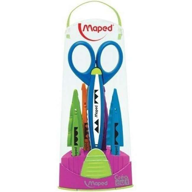 MAPED scissors with 5 shaped blades