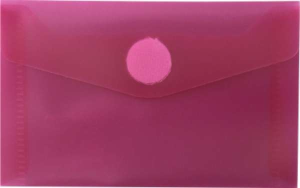 Envelope folder with Velcro HFP 906 65 x 100mm red