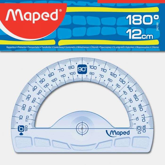 MAPED Graphic 180° Protractor - 12cm