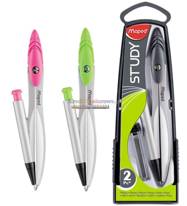 MAPED Study Pencil Compass 0.5 mm, assorted