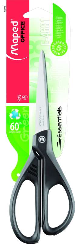 MAPED Essentials Green Scissors 21cm