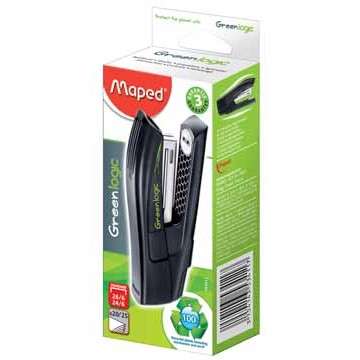 MAPED Greenlogic Half Strip Stapler #24