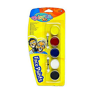 Краска для лица, 5 цветов. COLORINO