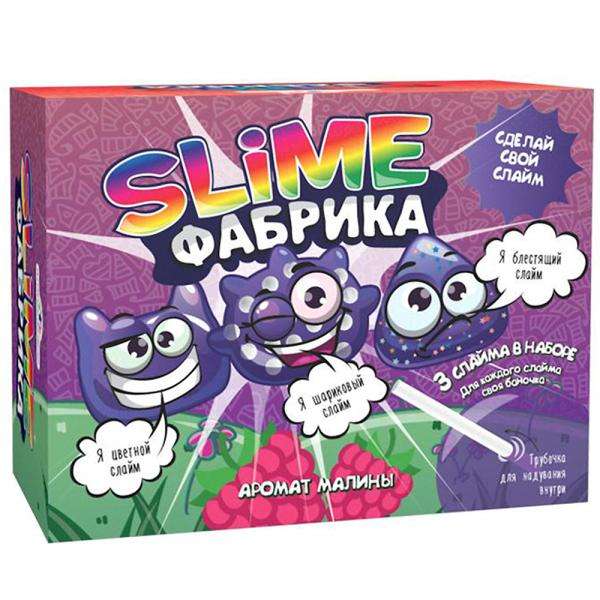 Eksperimentų rinkinys - Jaunasis chemikas. Slime gamykla. Avietė
