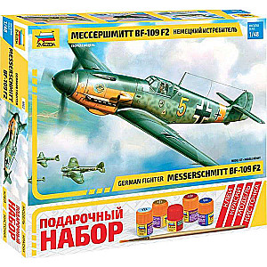 Flugzeug Messerschmitt BF-109. Geschenkset